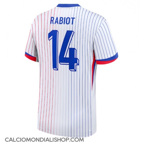 Maglie da calcio Francia Adrien Rabiot #14 Seconda Maglia Europei 2024 Manica Corta